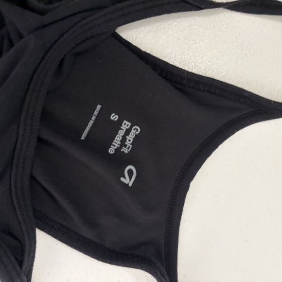 Gap Fit Breath Tank Top Women's Small Sleeveless Solid Round Neck Strappy Shirt - Picture 8 of 10